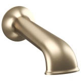 Cutout image of Crosswater Belgravia Brushed Brass Bath Spout